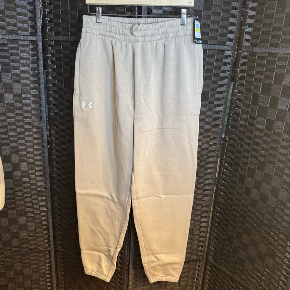 Mens Under Armour Rival Fleece Puddle Sweatpants Size M NWT